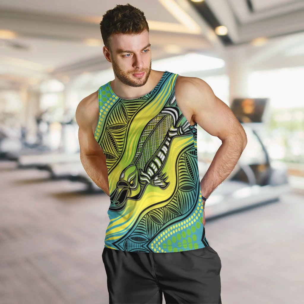 Men Tank Top - Aboriginal Platypus - Vibe Hoodie Shop