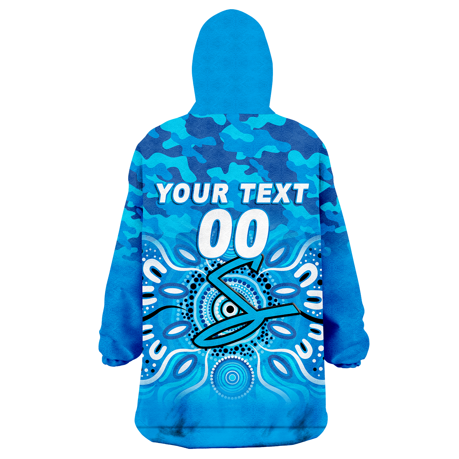 (Custom Personalised) Adelaide Strikers Cricket ANZAC Day Aboriginal Wearable Blanket Hoodie - - Vibe Hoodie Shop