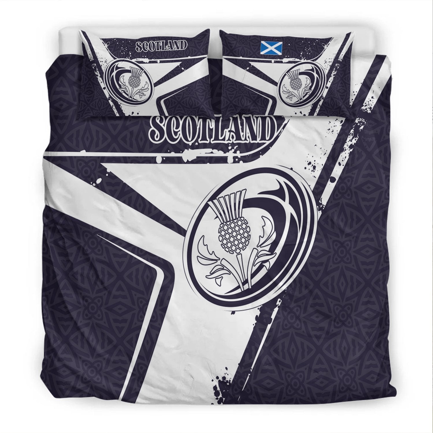 Scotland Rugby Bedding Set - Scottish Rugby - Vibe Hoodie Shop