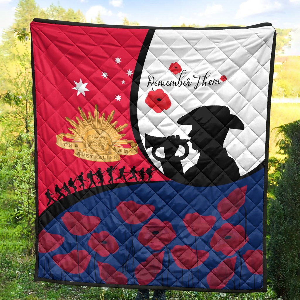 ANZAC Day Premium Quilt - We will remember Them - Vibe Hoodie Shop