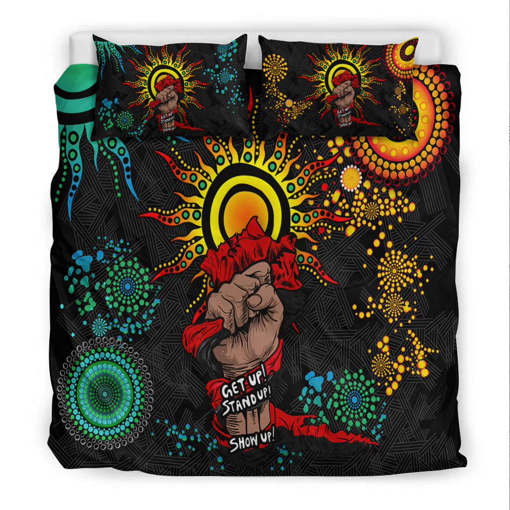 NAIDOC Week 2022 Aboriginal Art Unique Bedding Set - - Vibe Hoodie Shop