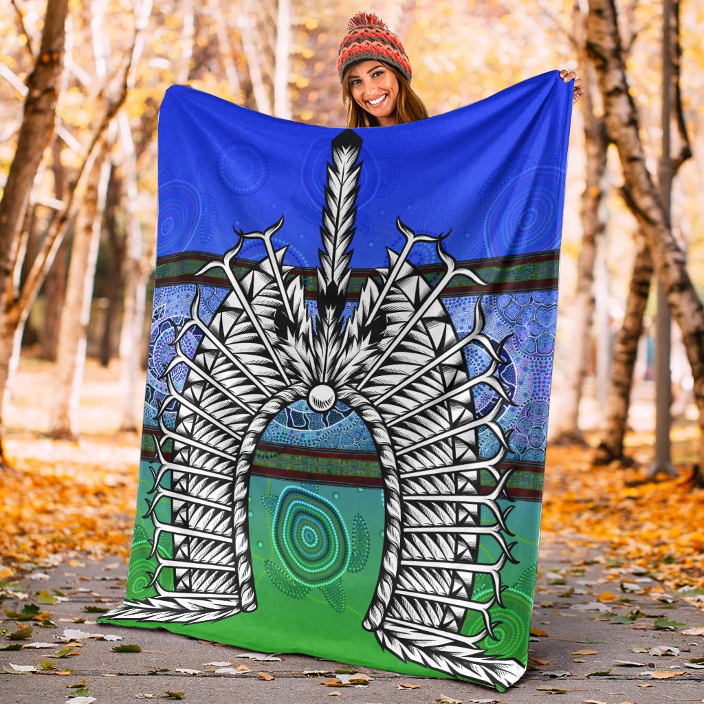 Blanket - Turtle With Dhari Mask Snake Patterns - - Vibe Hoodie Shop