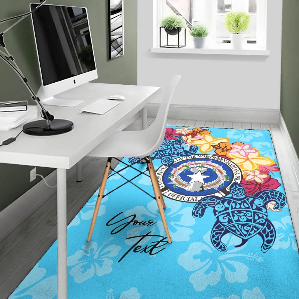 Northern Mariana Islands Area Rug - Custom Personalised Tropical Style - Vibe Hoodie Shop