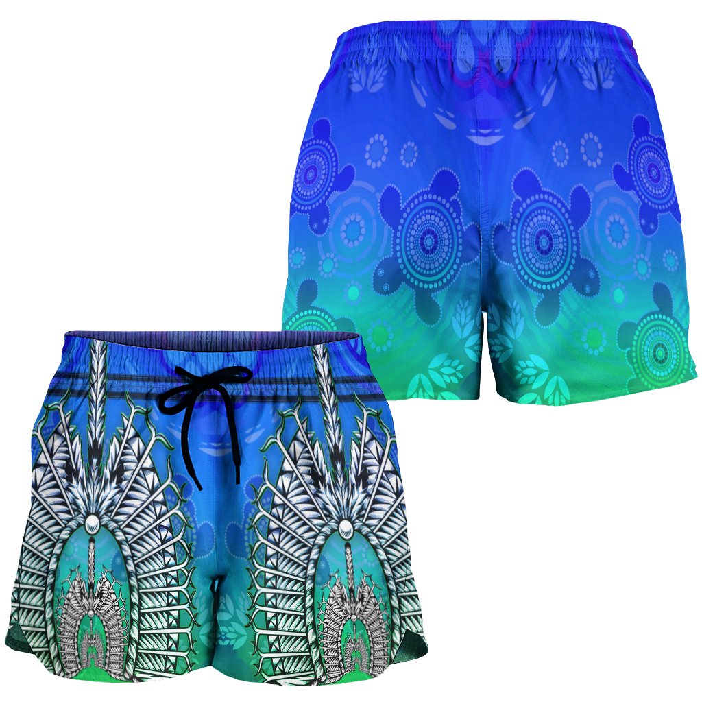 women-short-turtle-background-with-dhari-mask