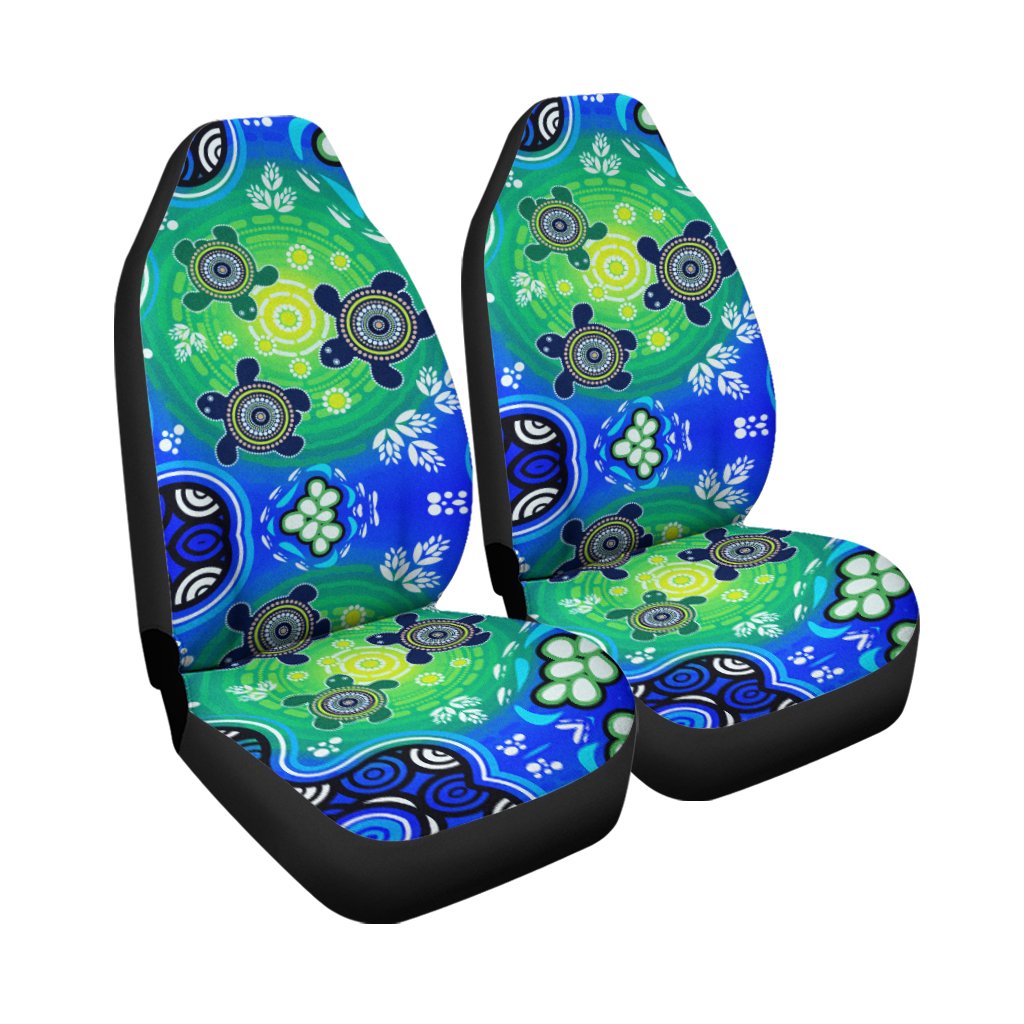 Car Seat Cover - Australia Turtle Blue Sea - Vibe Hoodie Shop