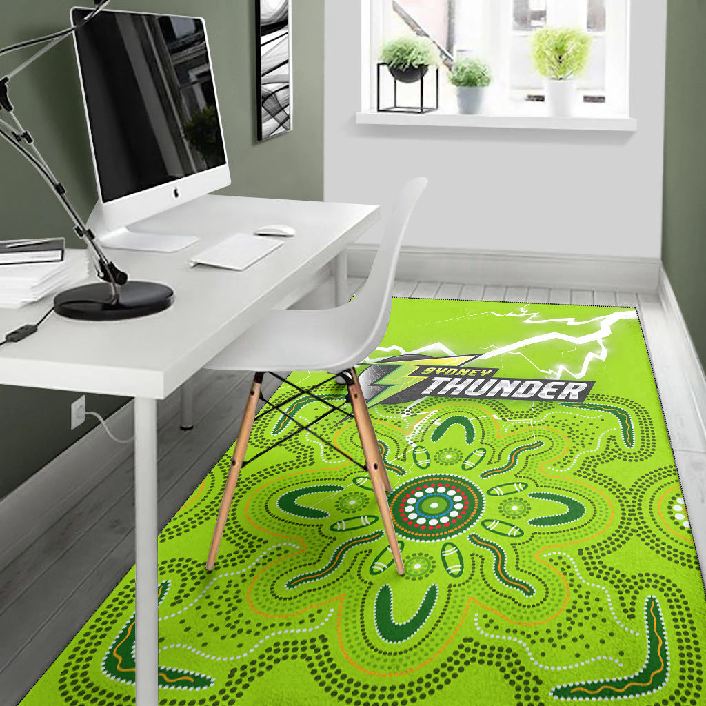 Sydney Thunder Area Rug - Aboriginal Style Of Dot - - Vibe Hoodie Shop