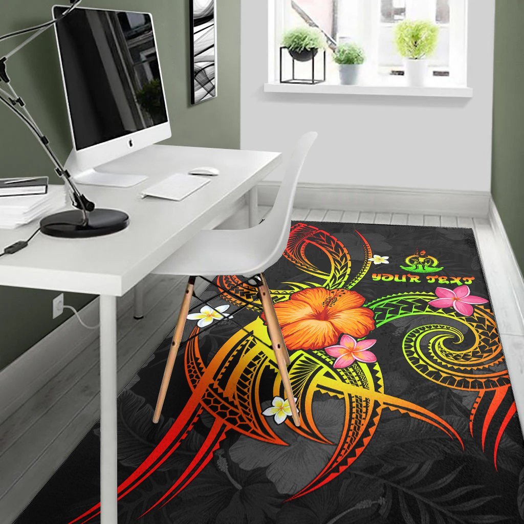 Vanuatu Polynesian Personalised Area Rug - Legend of Vanuatu (Reggae) - Vibe Hoodie Shop