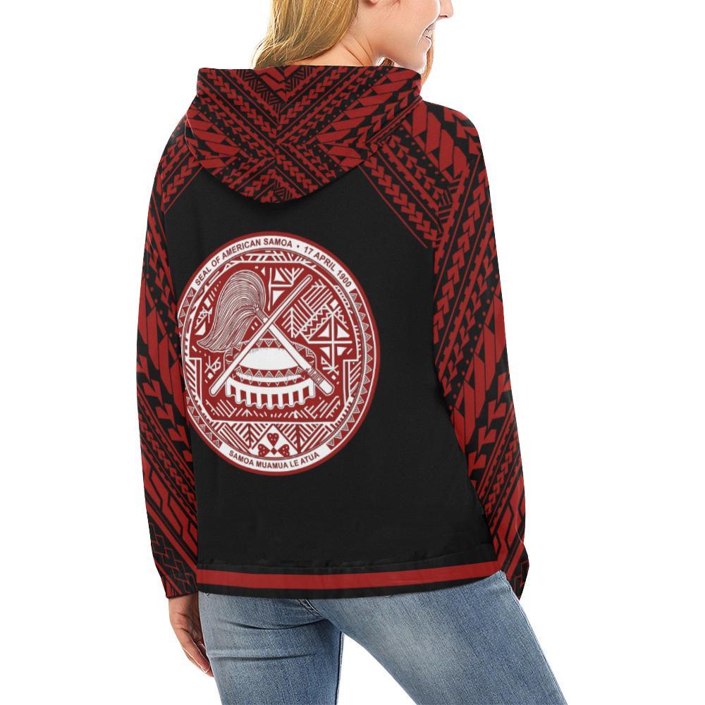 Seal Of American Samoa All Over Hoodie - Vibe Hoodie Shop