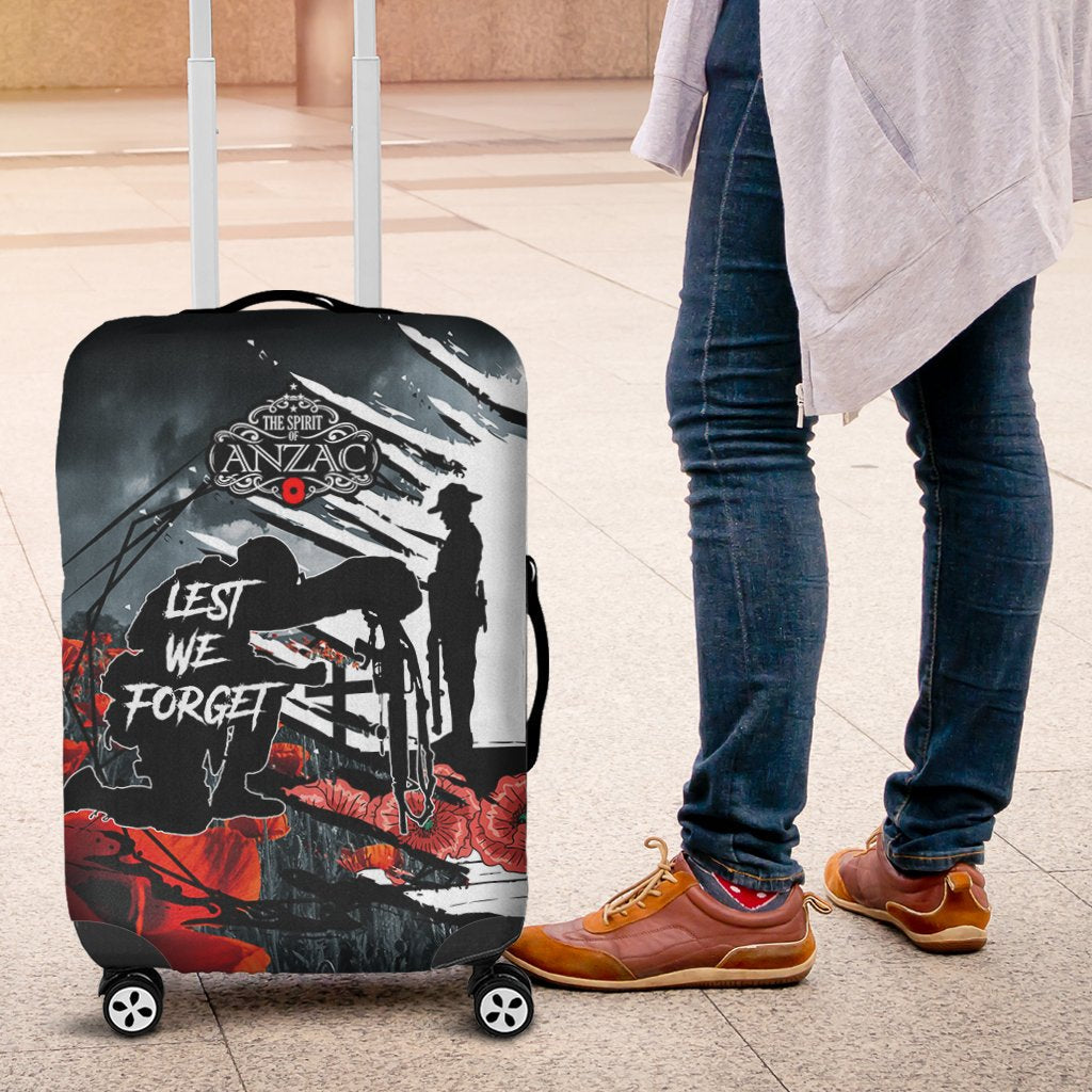 ANZAC Day Luggage Cover - The Spirit of ANZAC - Vibe Hoodie Shop