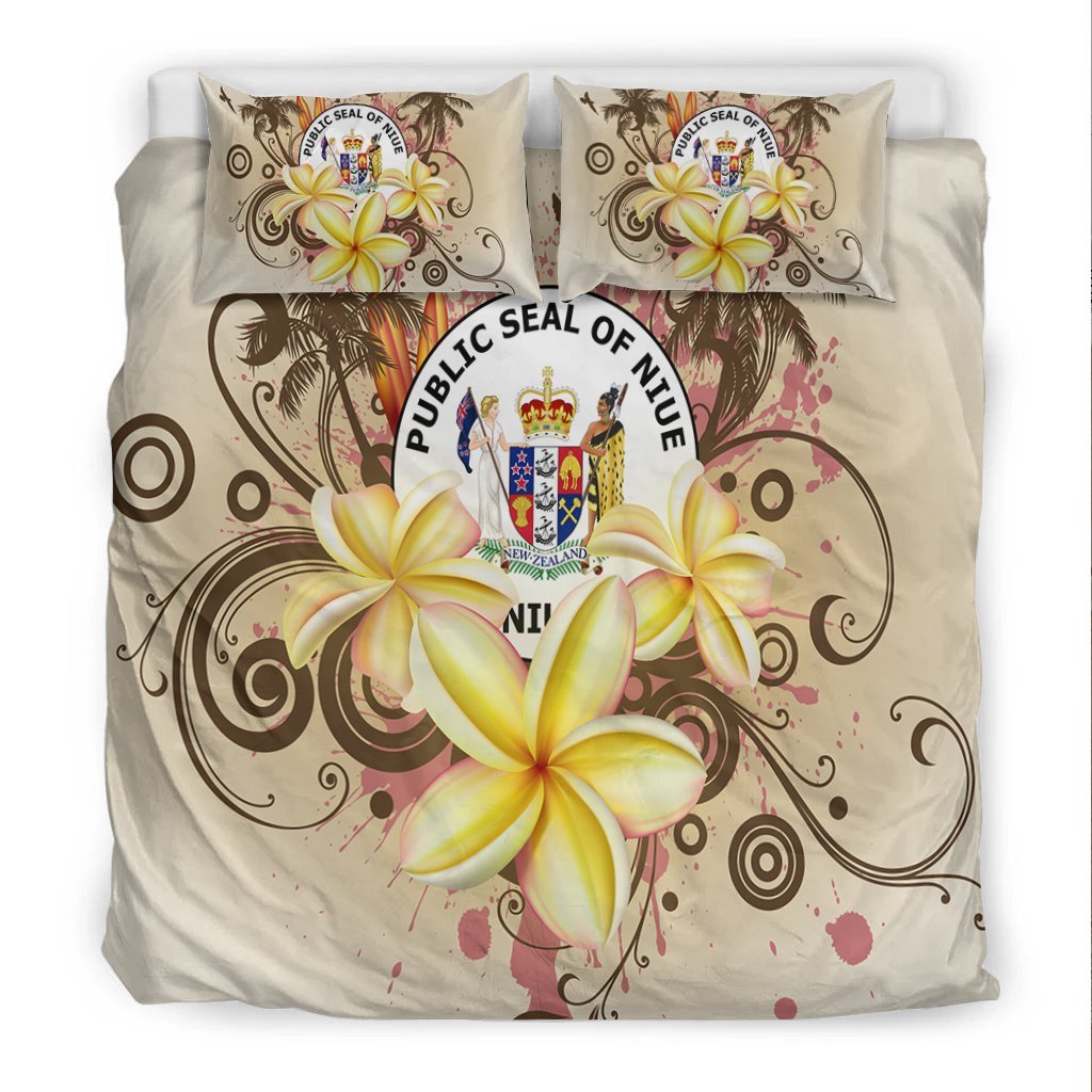 Niue Polynesian Bedding Set - Summer Tropical - Vibe Hoodie Shop