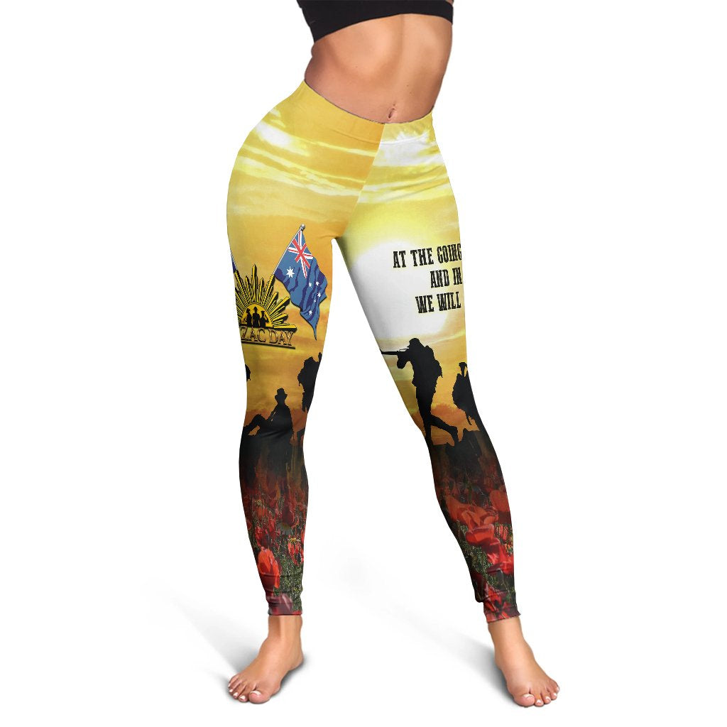 ANZAC Leggings - Australian and New Zealand Army Corps - Vibe Hoodie Shop