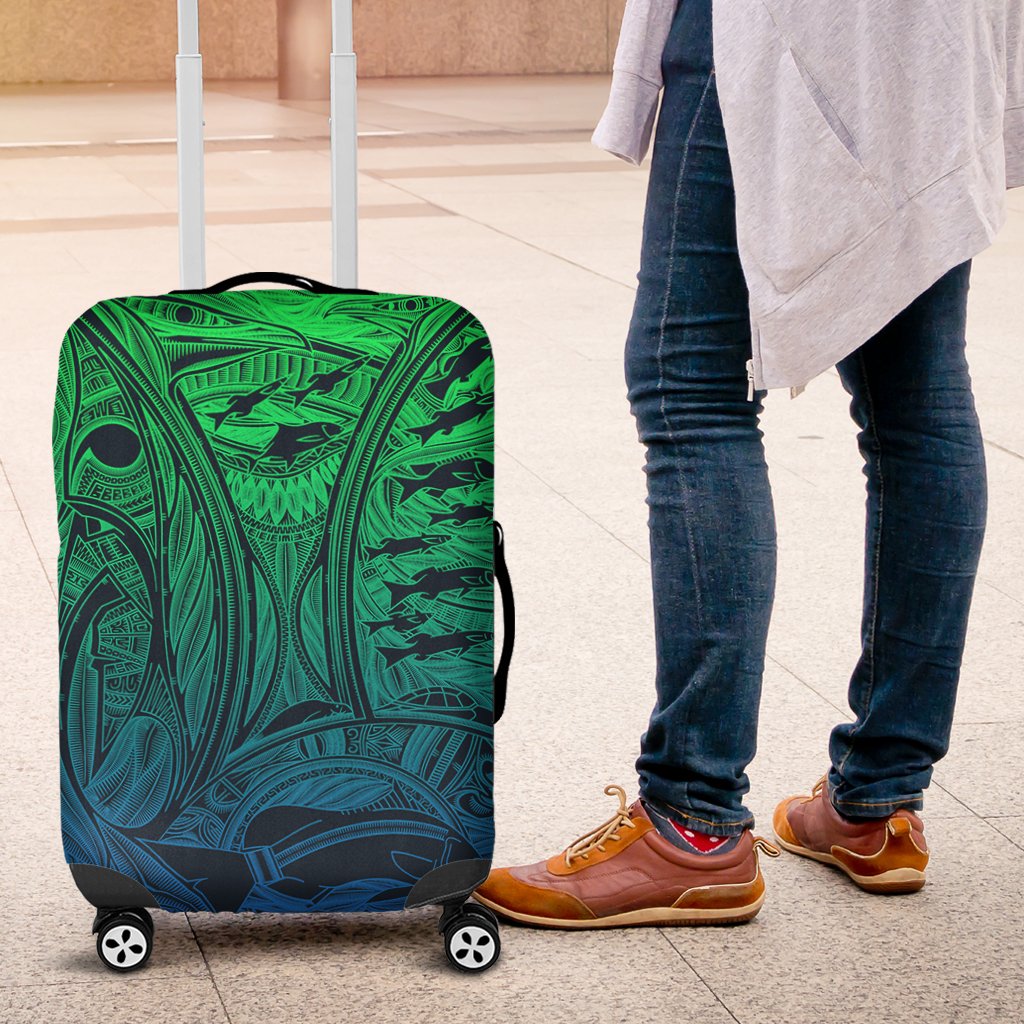 Torres Strait Islanders Luggage Covers - Ocean Art - Vibe Hoodie Shop