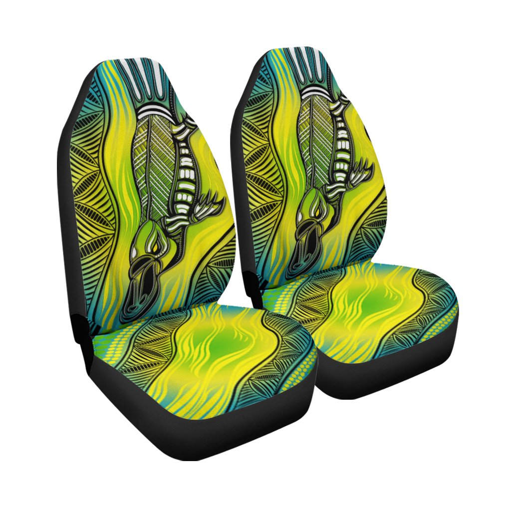 Car Seat Cover - Aboriginal Platypus - Vibe Hoodie Shop