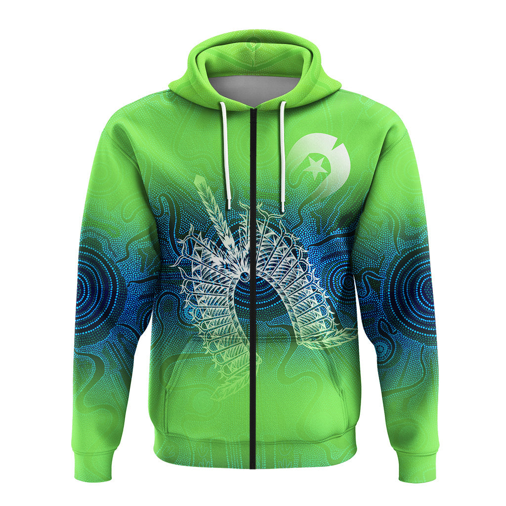 Torres Strait Islands Hoodie - Indigenous Dot Painting Art - LT12 - Vibe Hoodie Shop