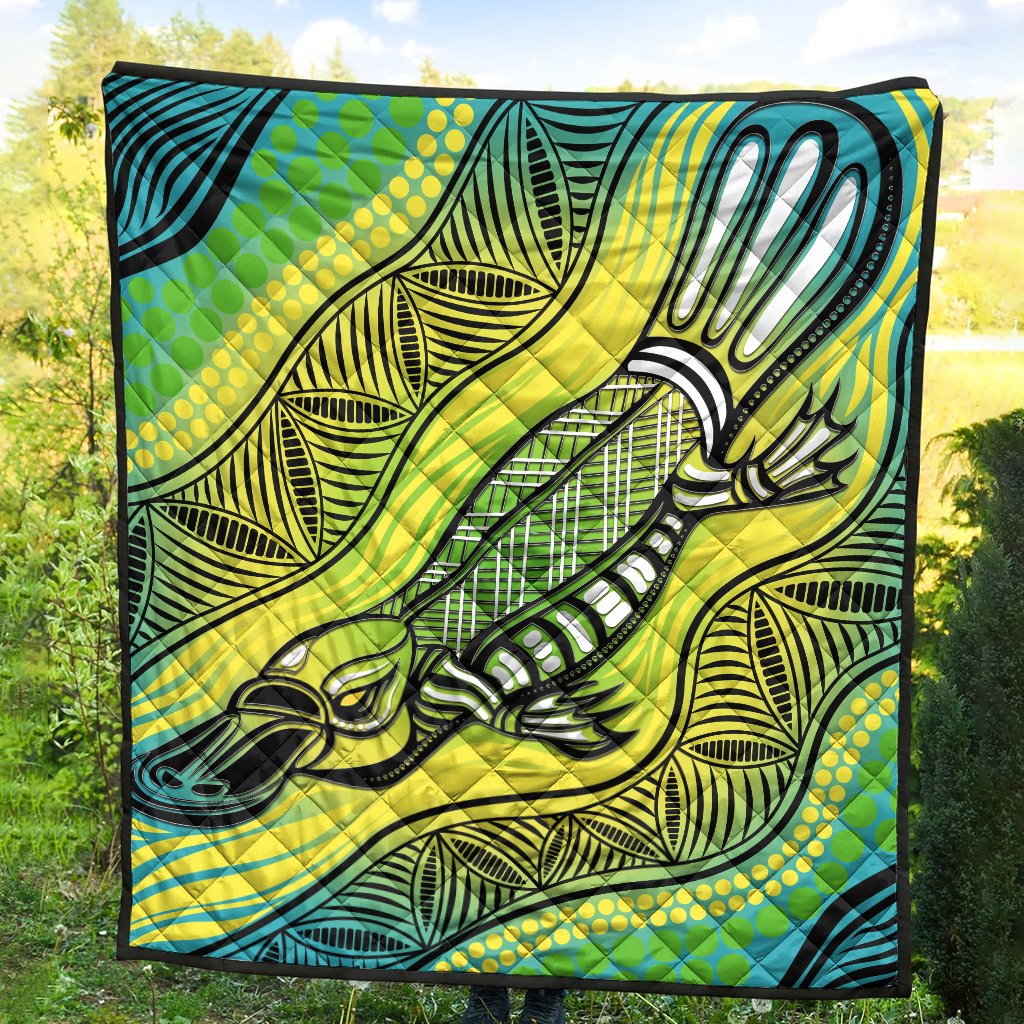 Premium Quilts - Aboriginal Platypus - Vibe Hoodie Shop