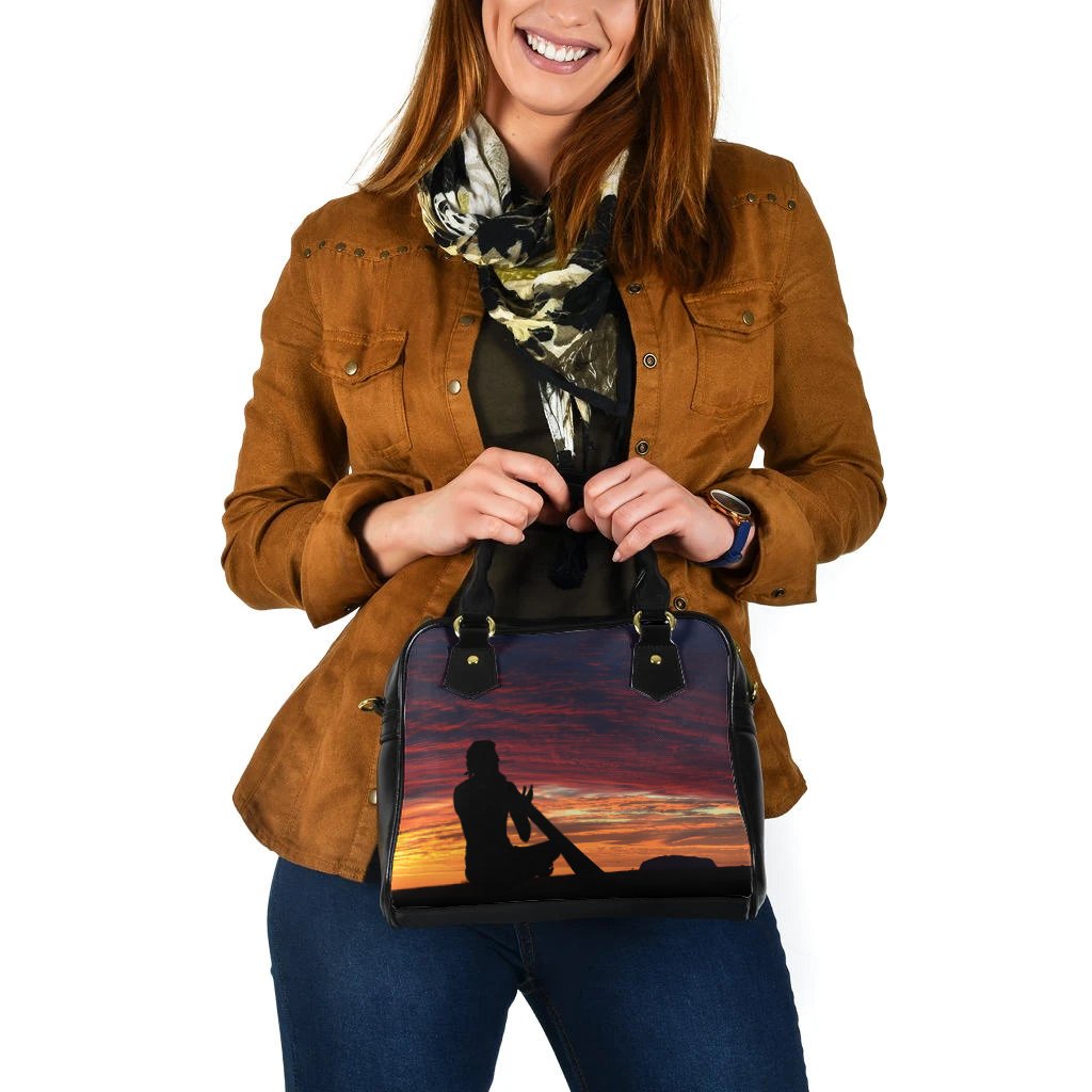 Australia Shoulder Handbag - Uluru Sky View 2021 - Vibe Hoodie Shop
