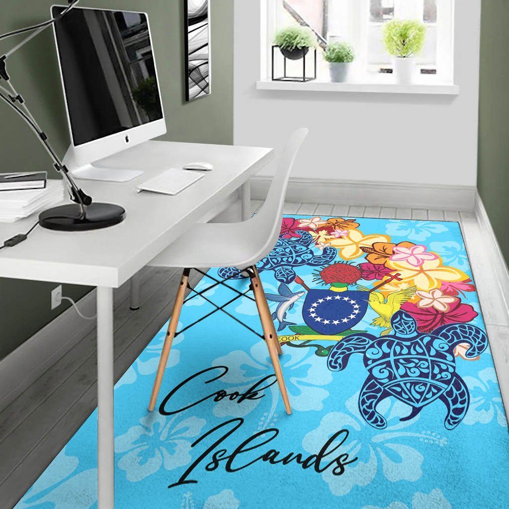 Cook Islands Area Rug - Tropical Style - Vibe Hoodie Shop