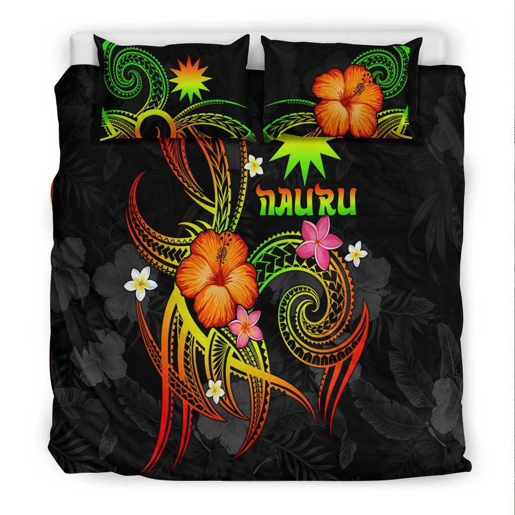 Nauru Polynesian Bedding Set - Legend of Nauru (Reggae) - Vibe Hoodie Shop