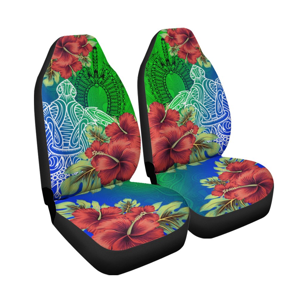 Torres Strait Islanders Car Seat Covers - Ocean Hibiscus - Vibe Hoodie Shop