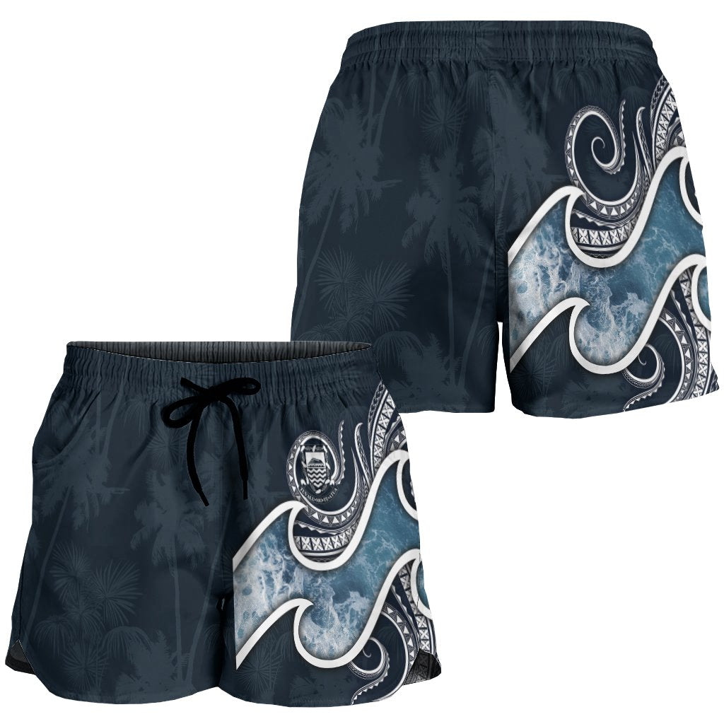 tuvalu-polynesian-womens-shorts-ocean-style