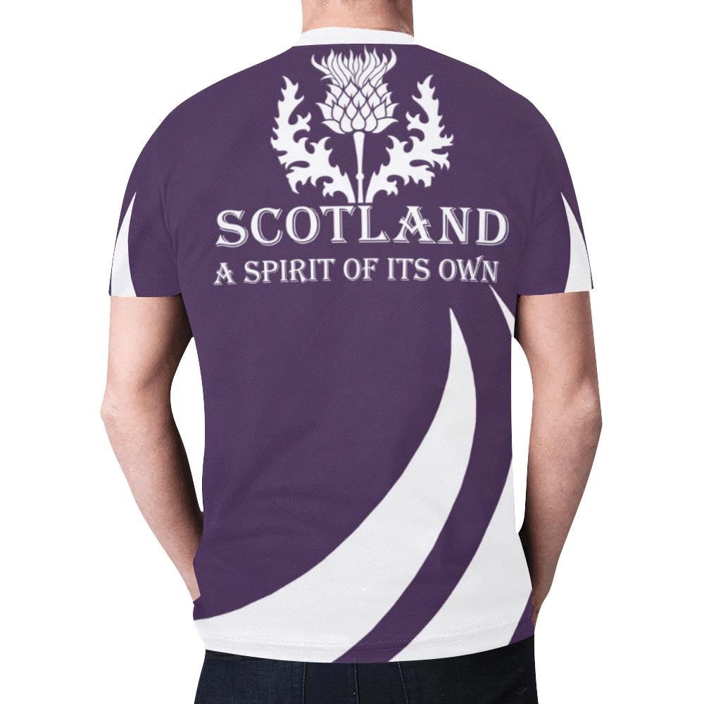 Scotland T shirt - Order Of The Thistle (Purple Edition) - Vibe Hoodie Shop