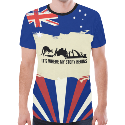 Australia - It's Where My Story Begins T shirt - Vibe Hoodie Shop