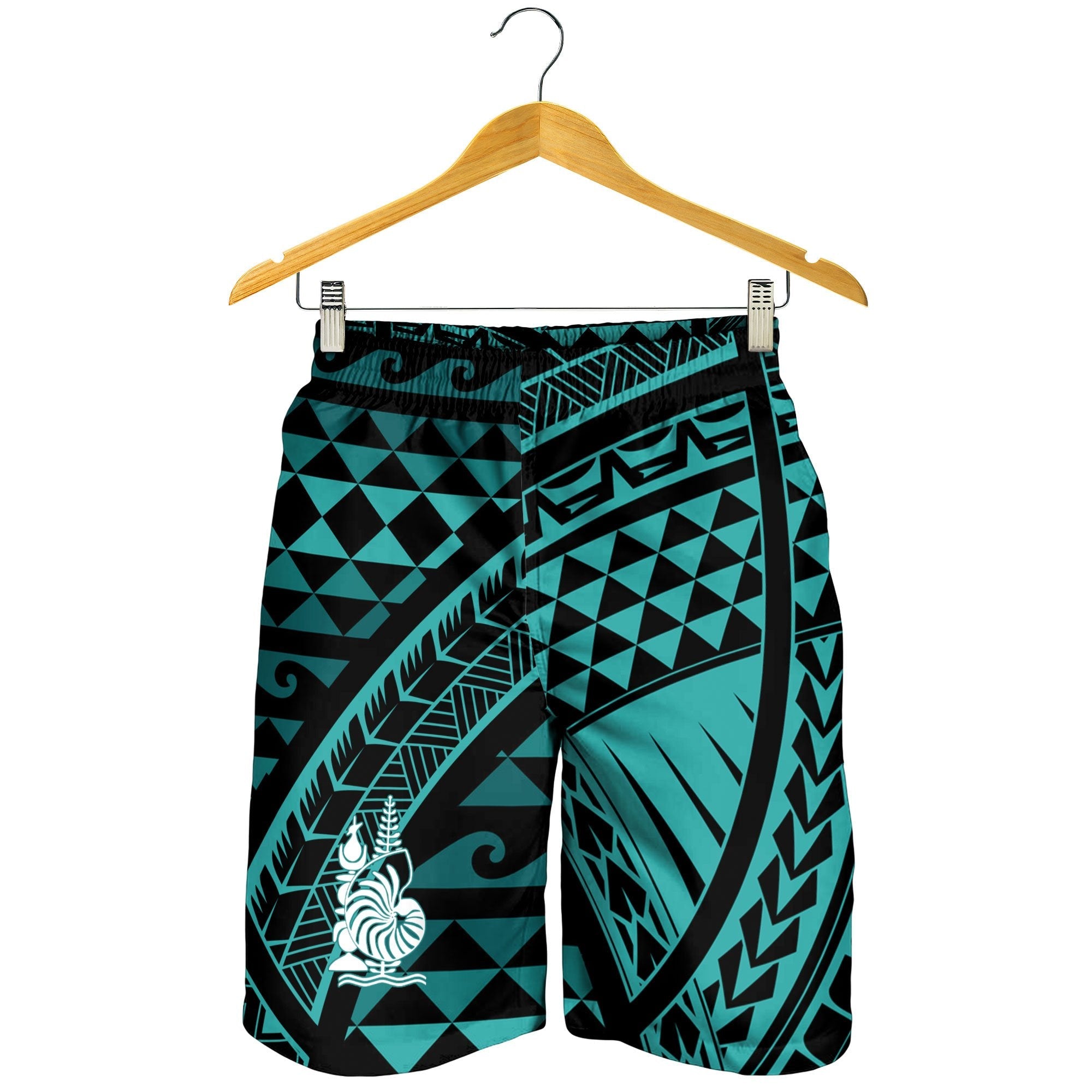 New Caledonia Men's Short - Tribal Seamless Pattern - Vibe Hoodie Shop