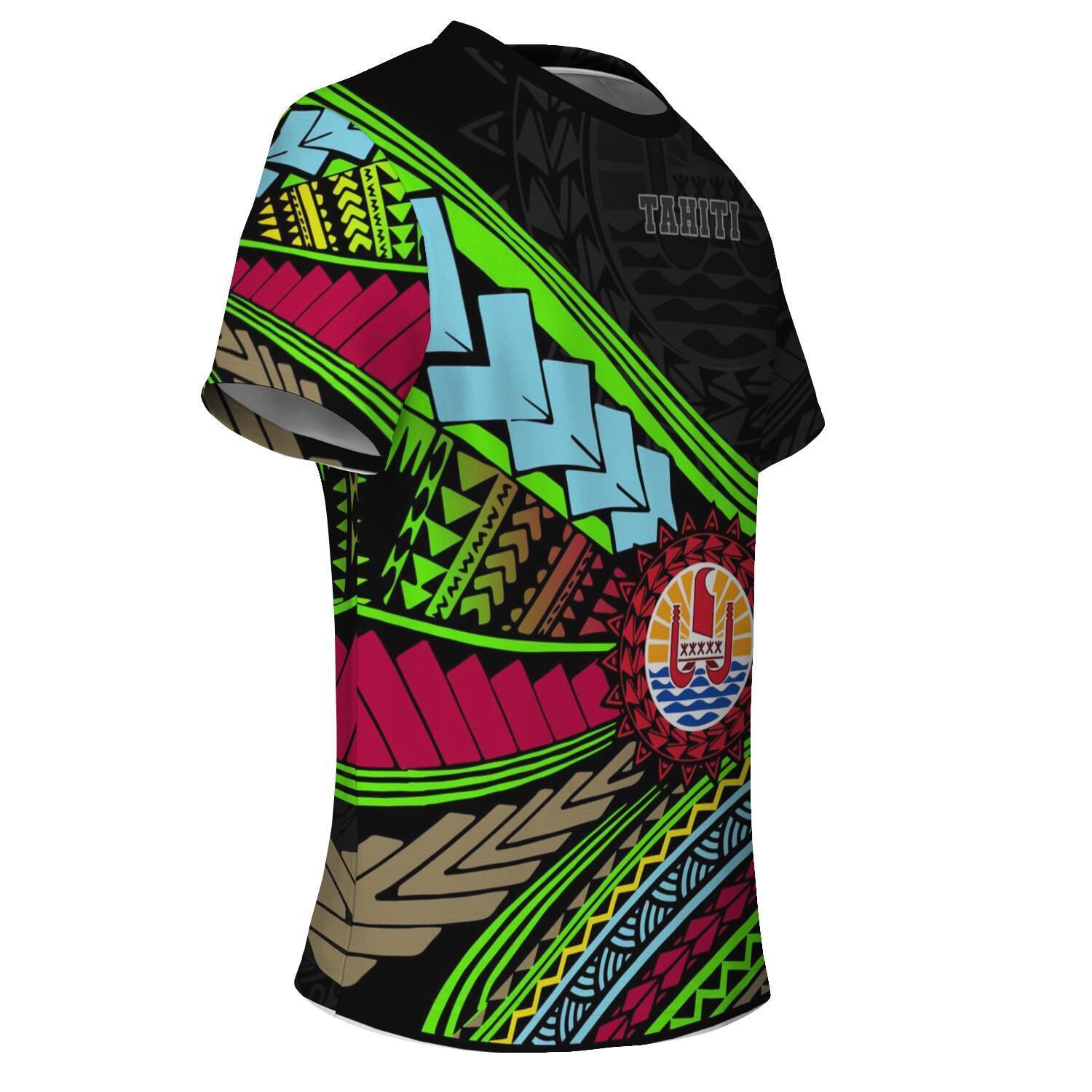 Tahiti T shirt Polynesian - Garish Style - Vibe Hoodie Shop