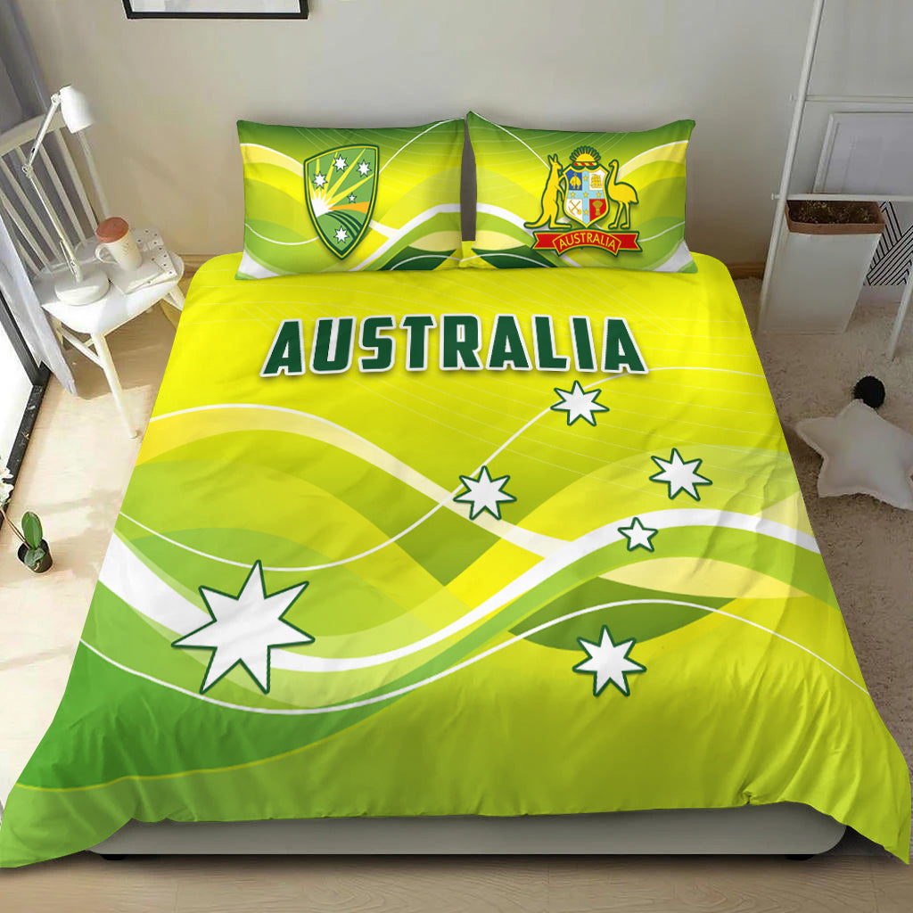 Cricket Australia Bedding Set Simple Style - Vibe Hoodie Shop