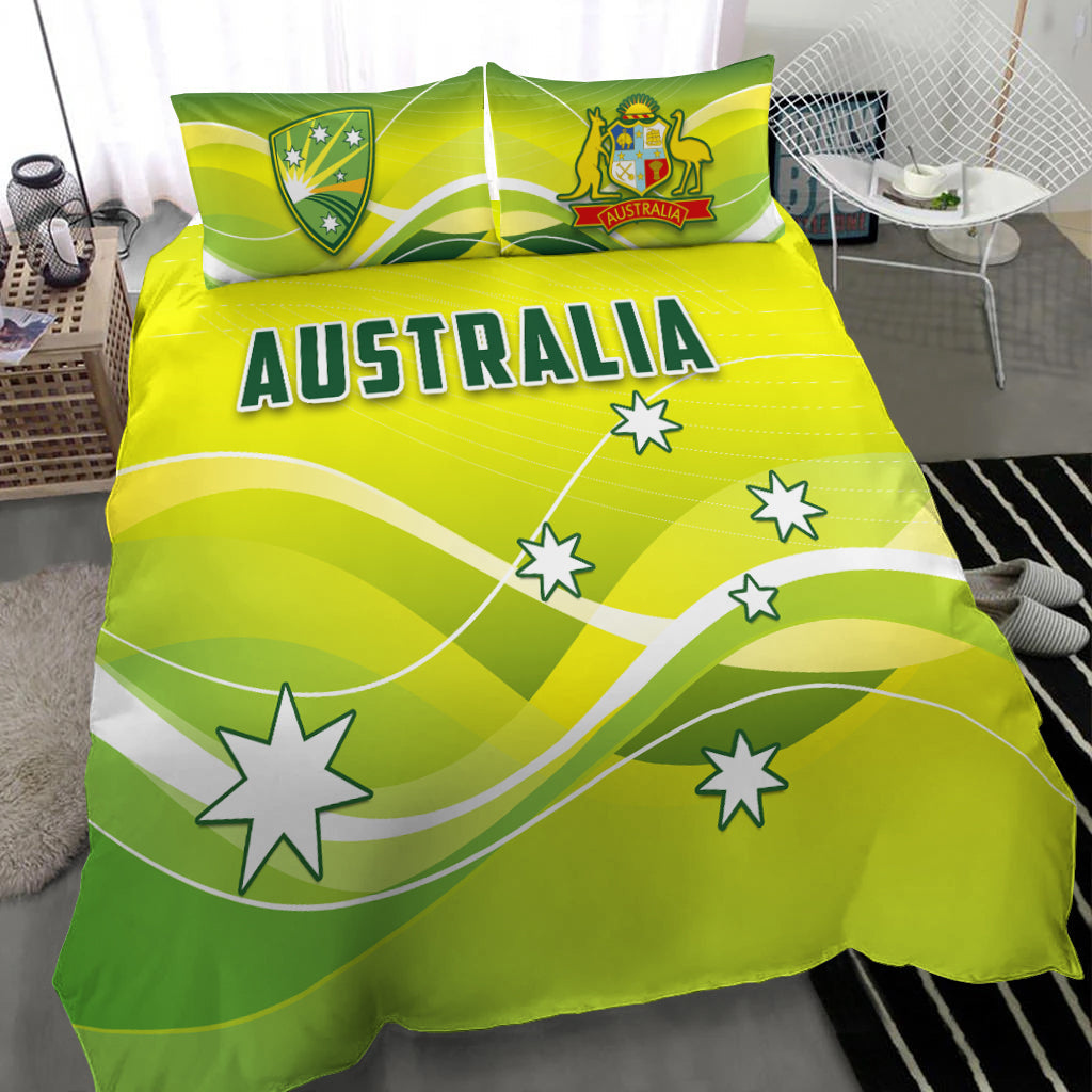 Cricket Australia Bedding Set Simple Style - Vibe Hoodie Shop