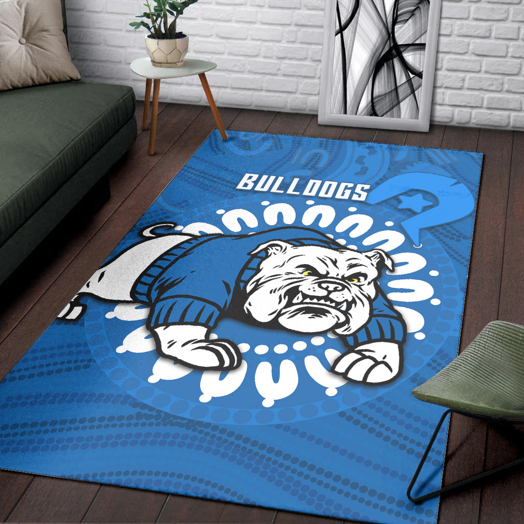 Bulldogs NAIDOC Area Rug Indigenous - Vibe Hoodie Shop