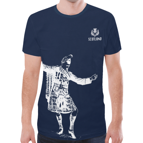 Scotland T shirt - Unisex Dancing Scotsman - Vibe Hoodie Shop