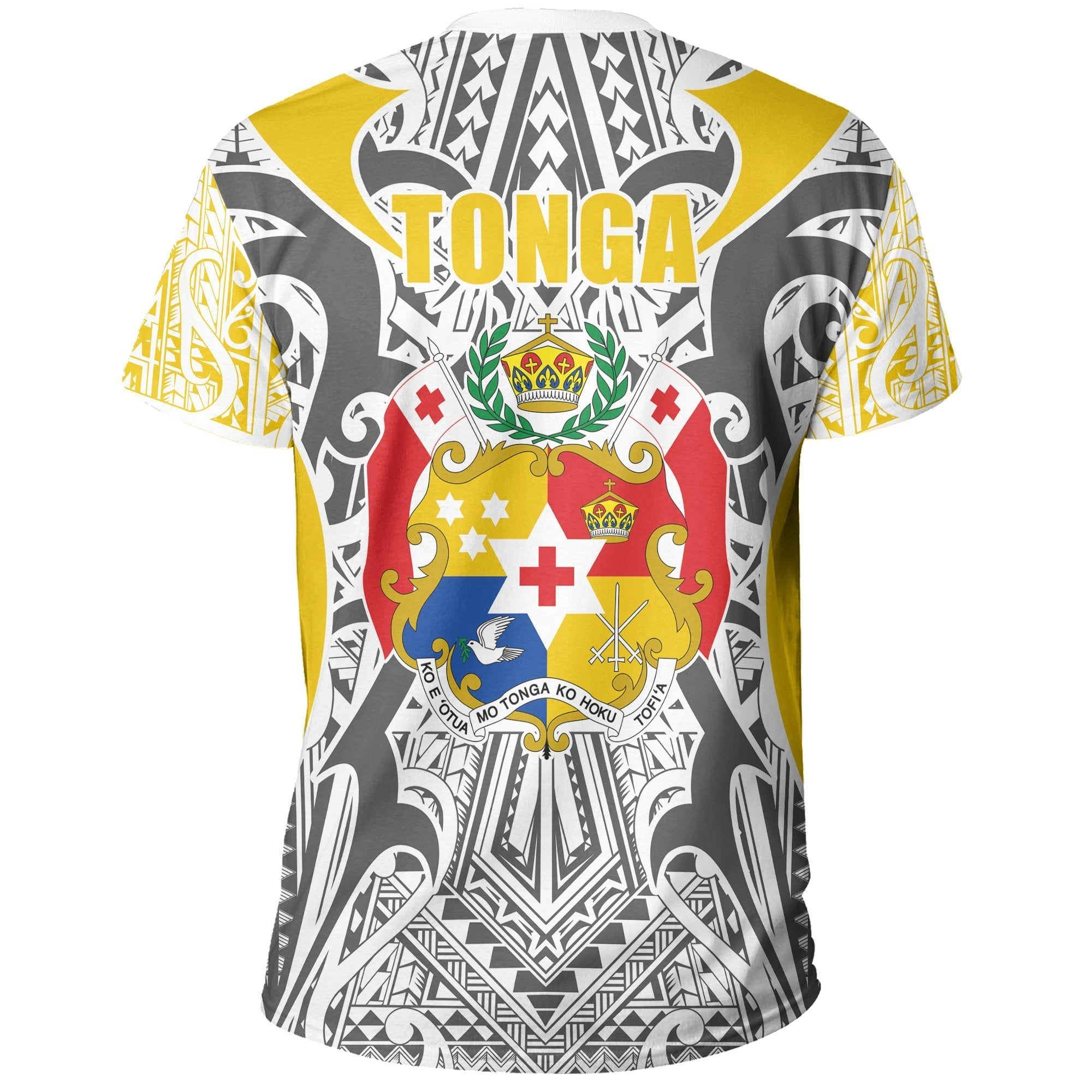 Tonga T shirt - Kingdom Of Tonga Tee - Gold Ver - Vibe Hoodie Shop