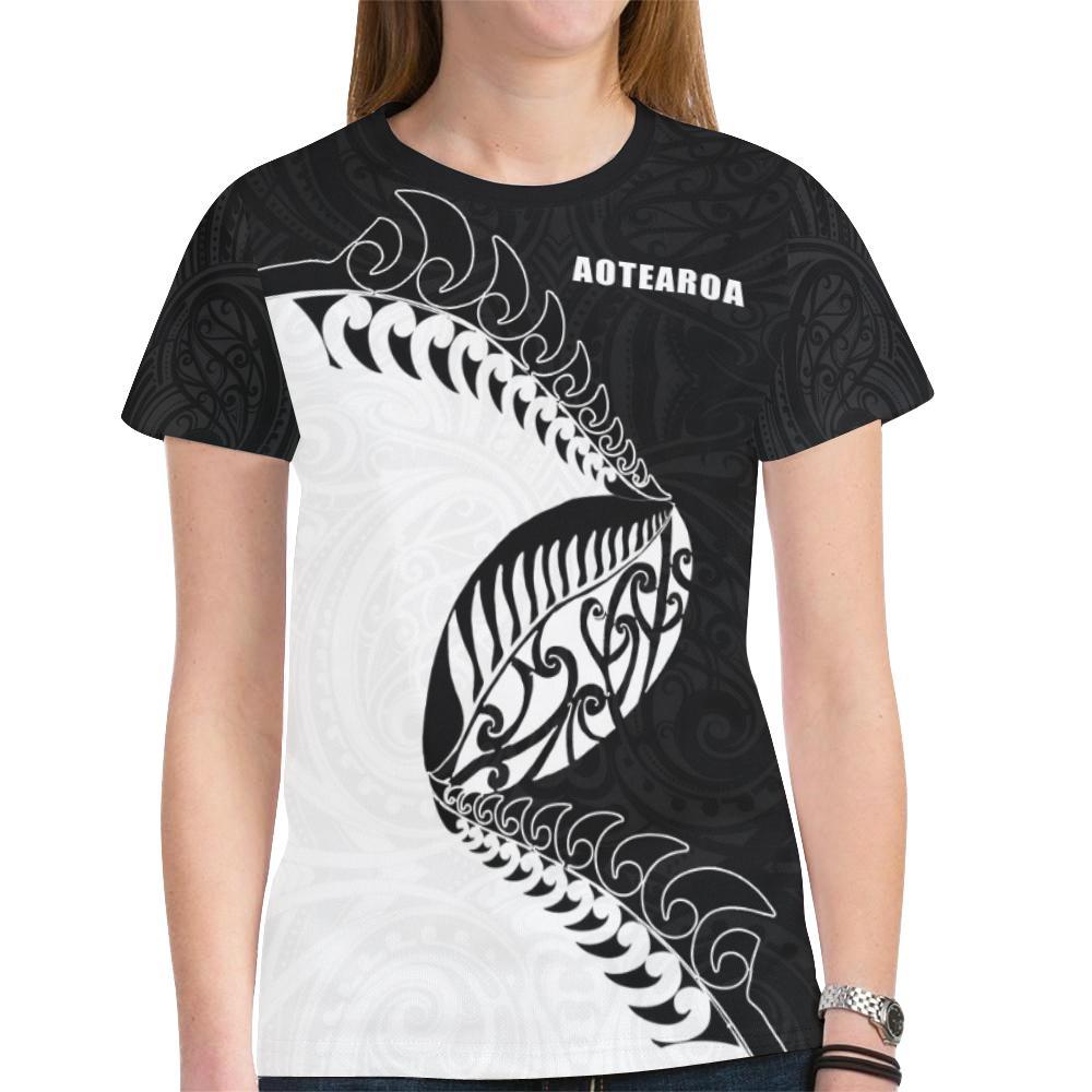 New Zealand Rugby Shirt, Aotearoa Maori Rugby Fern T shirt - Vibe Hoodie Shop