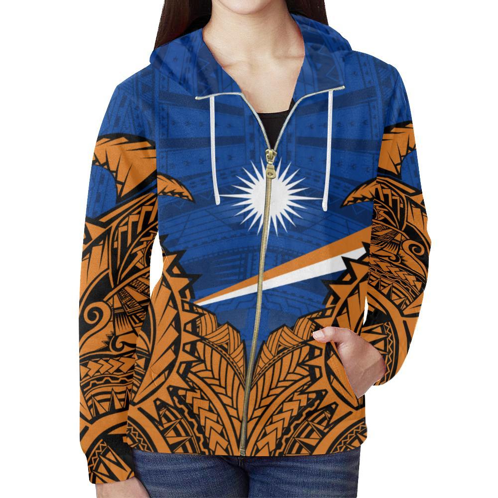 Marshall Islands Premium Zipper Hoodie - Vibe Hoodie Shop