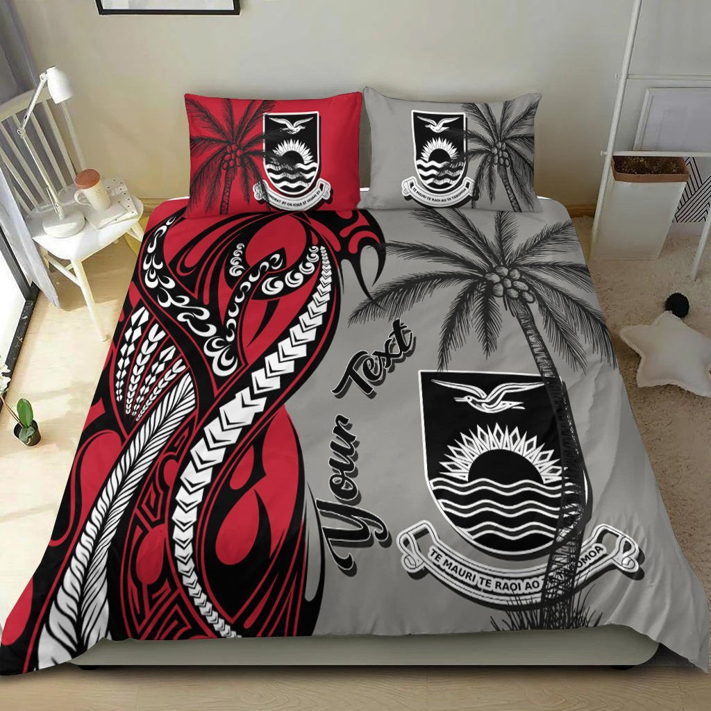 Kiribati Custom Personalized Bedding Set - Classical Coconut Tree - Vibe Hoodie Shop