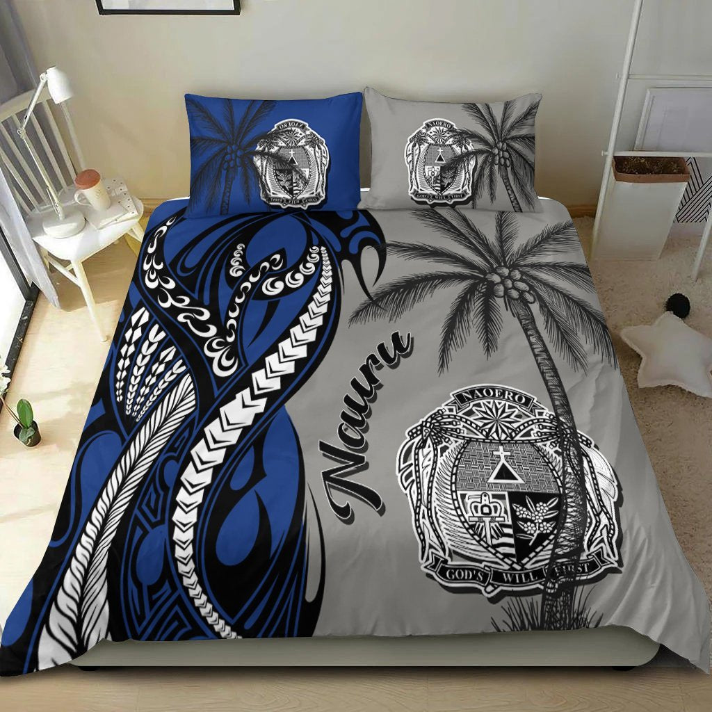Nauru Bedding Set - Classical Coconut Tree - Vibe Hoodie Shop