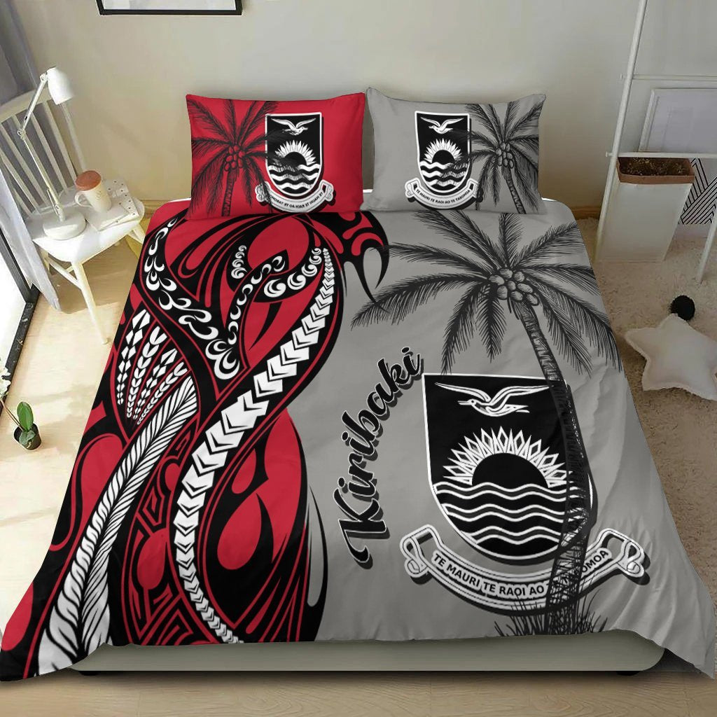 Kiribati Bedding Set - Classical Coconut Tree - Vibe Hoodie Shop