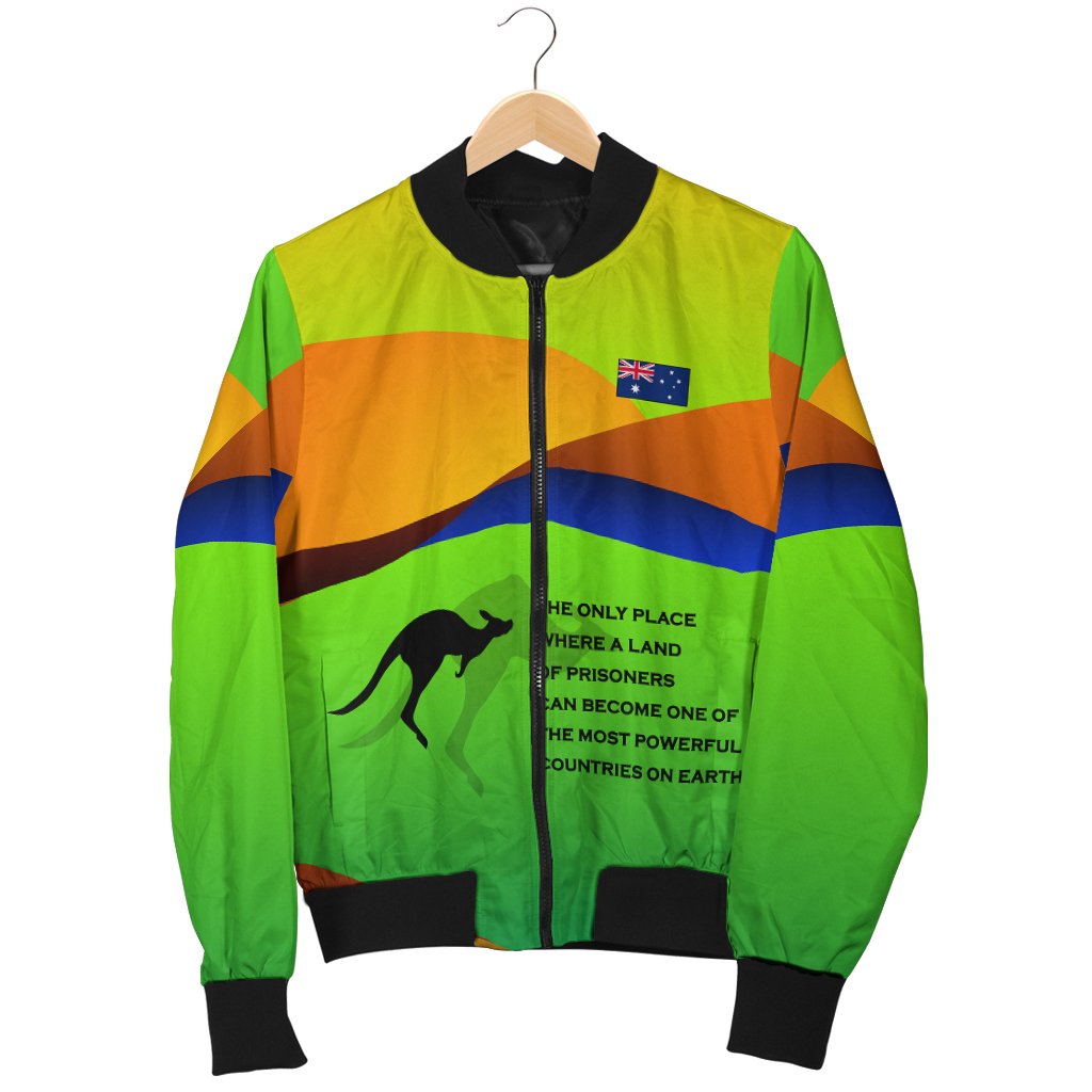 Women's Bomber Jacket - National Color of Australia - Vibe Hoodie Shop