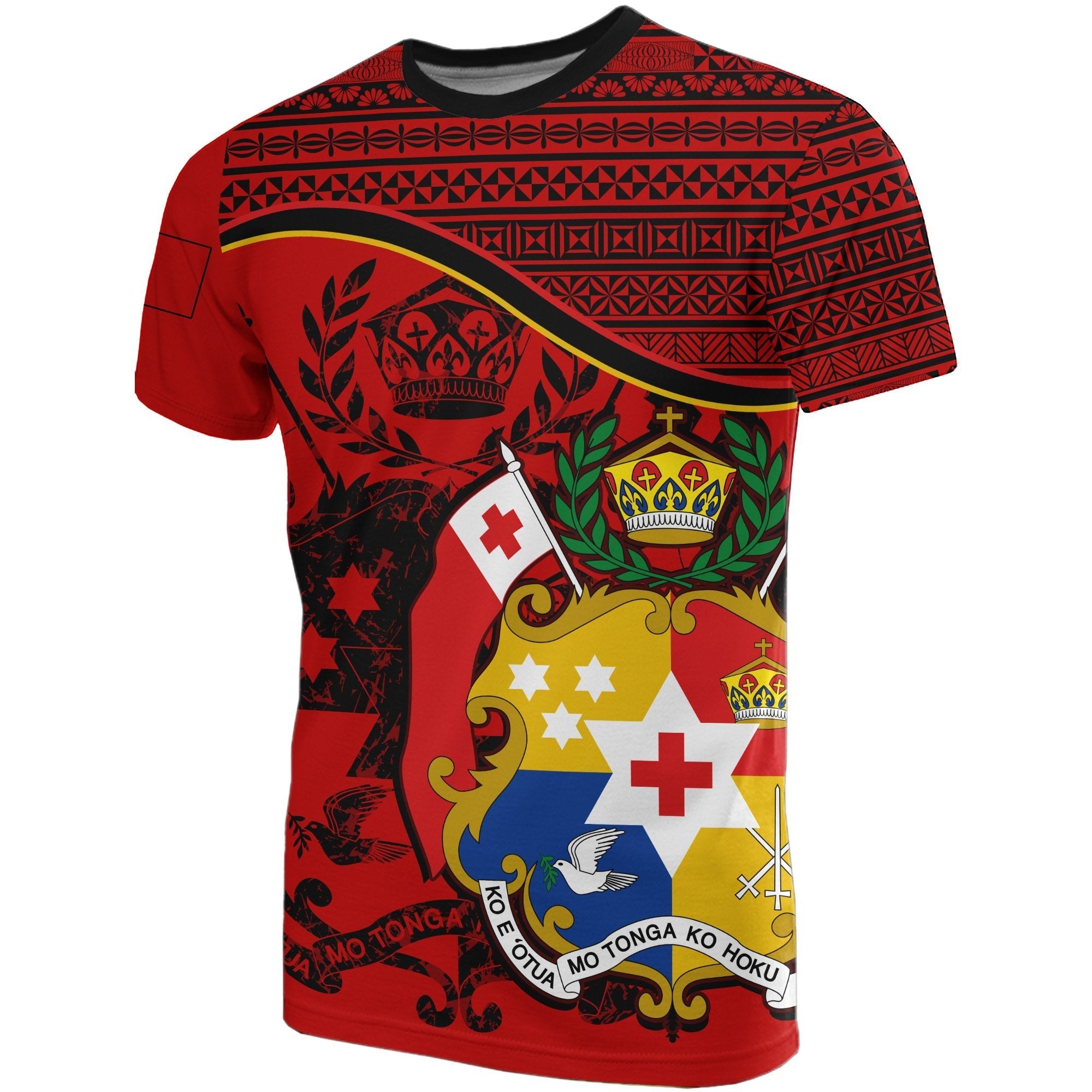 Tonga Coat Of Arms T shirt Style - Vibe Hoodie Shop