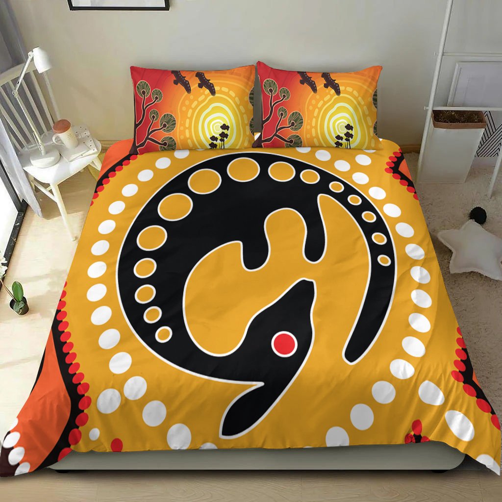 Aboriginal Bedding Set - Baby Kangaroo - Vibe Hoodie Shop