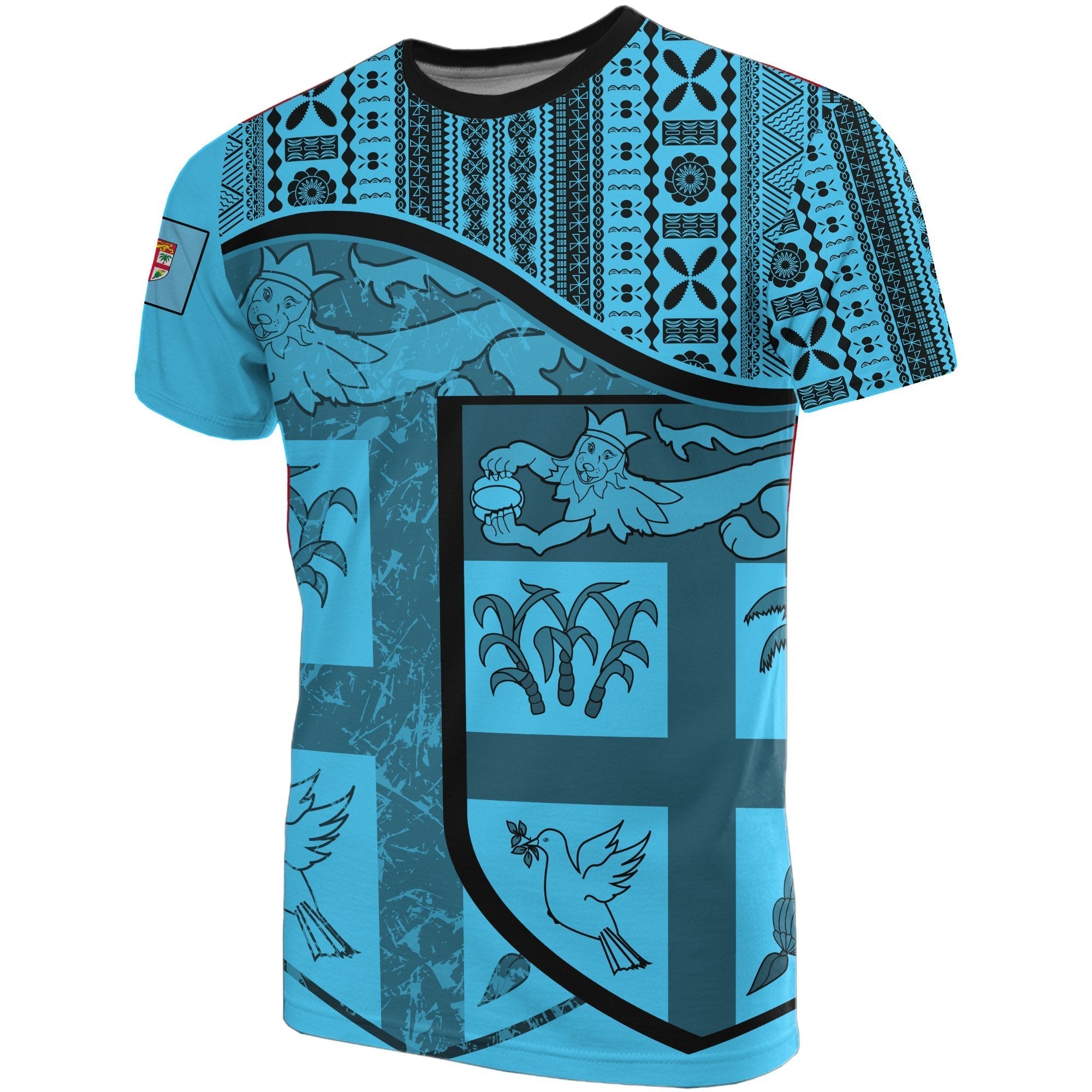 Fiji Bleu Clair T shirt Style - Vibe Hoodie Shop