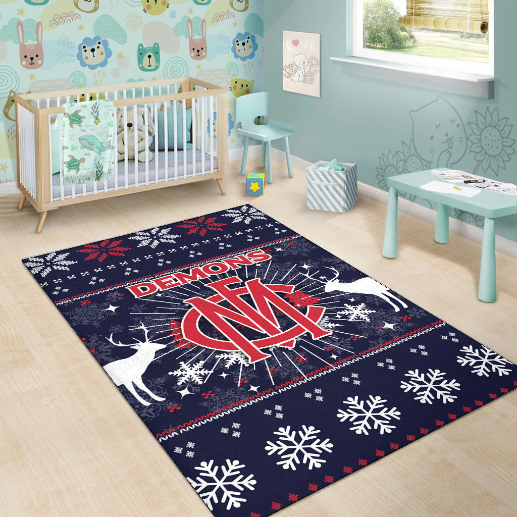 Demons Area Rug - Christmas Ugly Style - - Vibe Hoodie Shop