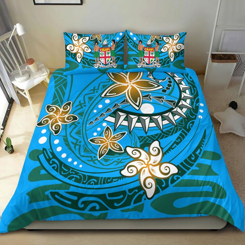 Fiji Bedding Set - Spring Style Blue Color - Vibe Hoodie Shop