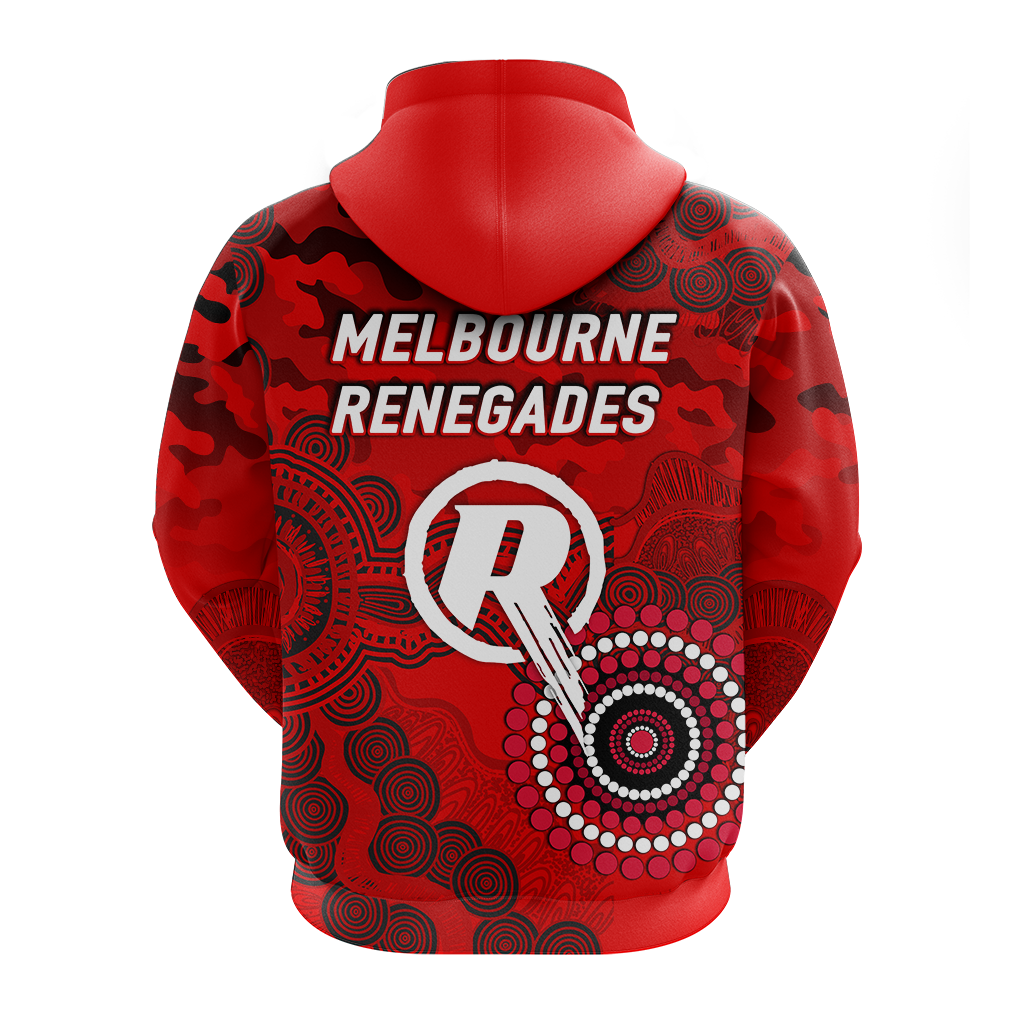 Melbourne Renegades ANZAC Day Aboriginal Hoodie - LT12 - Vibe Hoodie Shop