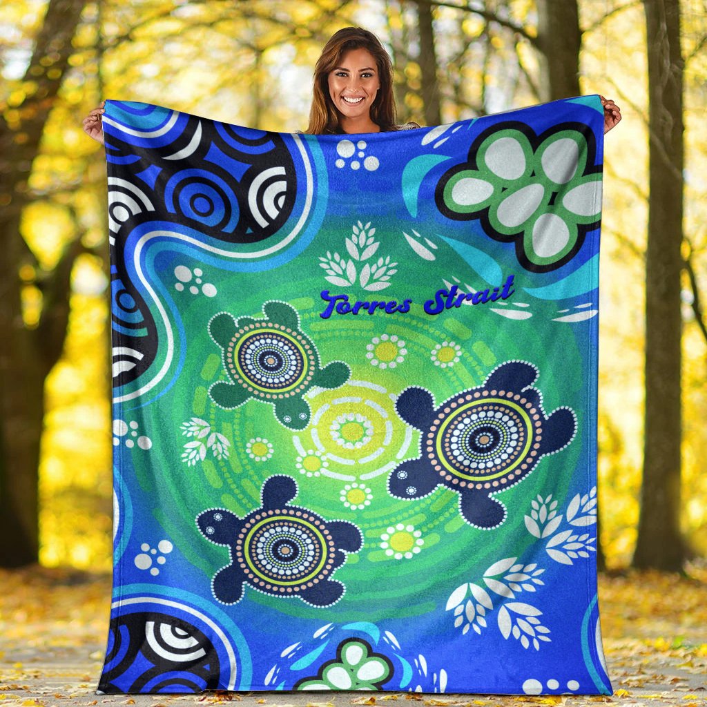 Blanket - Australia Turtle Blue Sea - Vibe Hoodie Shop