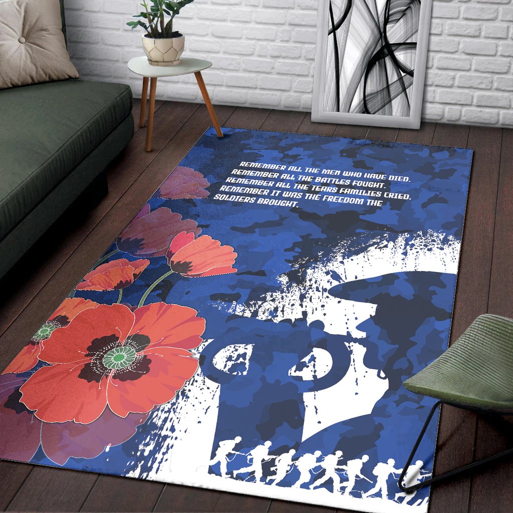 Custom ANZAC Area Rug - ANZAC Day 2021 - Vibe Hoodie Shop