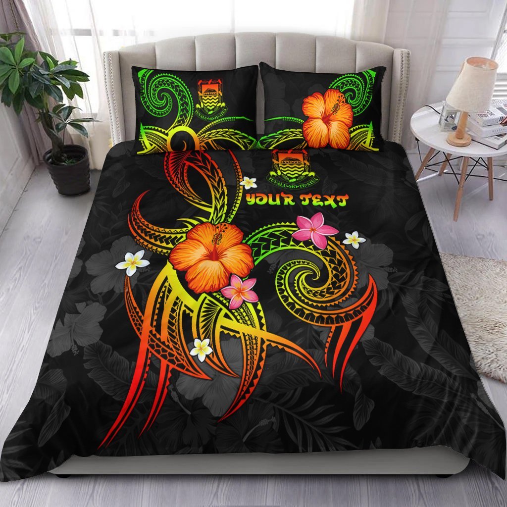 Tuvalu Polynesian Personalised Bedding Set - Legend of Tuvalu (Reggae) - Vibe Hoodie Shop