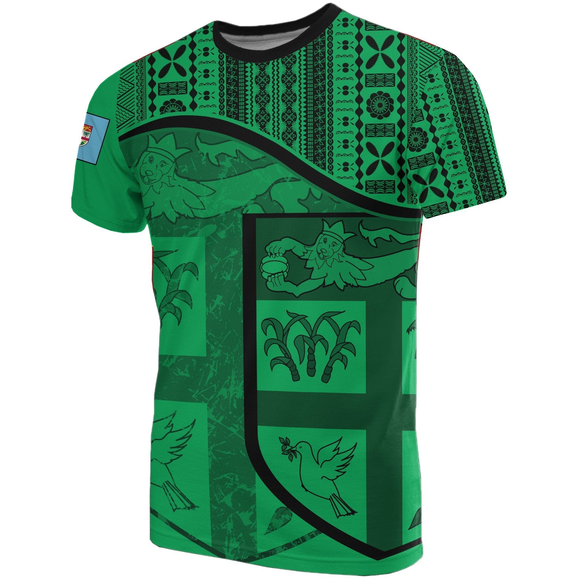 Fiji Green T shirt Style - Vibe Hoodie Shop