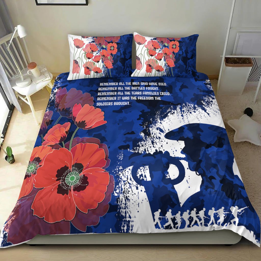 Custom ANZAC Bedding Set - ANZAC Day 2021 - Vibe Hoodie Shop